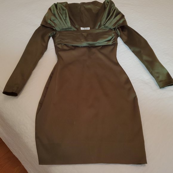 1990'S HIGH-END FORMAL UNUSUAL DRESS - Picture 4 of 10